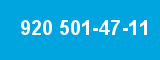 920 501-47-11 920 501-47-11